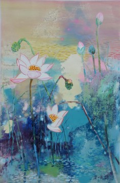 フラワーズ Painting - ロータス 11 のモダンな花